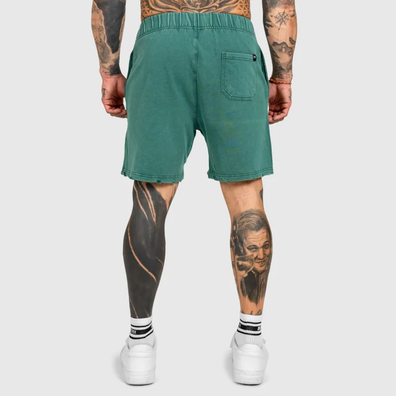 Pánské kraťasy Iron Aesthetics ASTHX, washed green-10