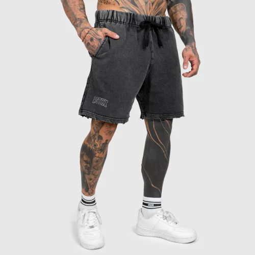 Pánské kraťasy Iron Aesthetics ASTHX, washed black