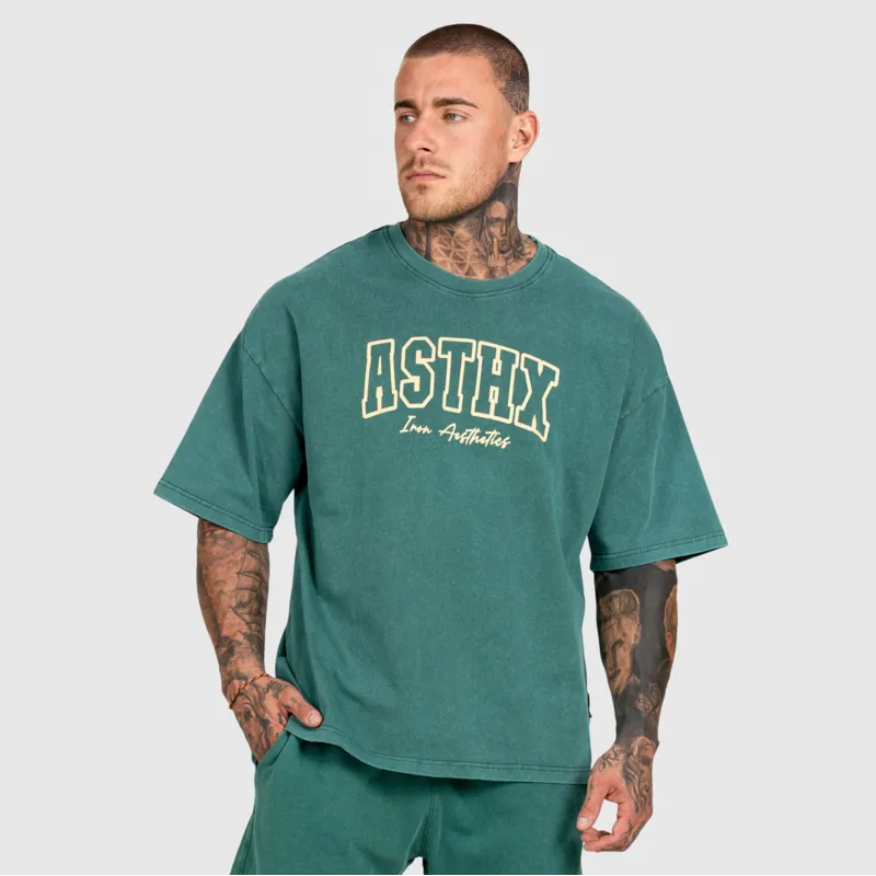 Pánská souprava Iron Aesthetics ASTHX, washed green-5