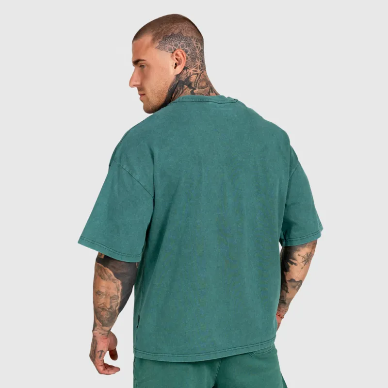 Pánská souprava Iron Aesthetics ASTHX, washed green-8