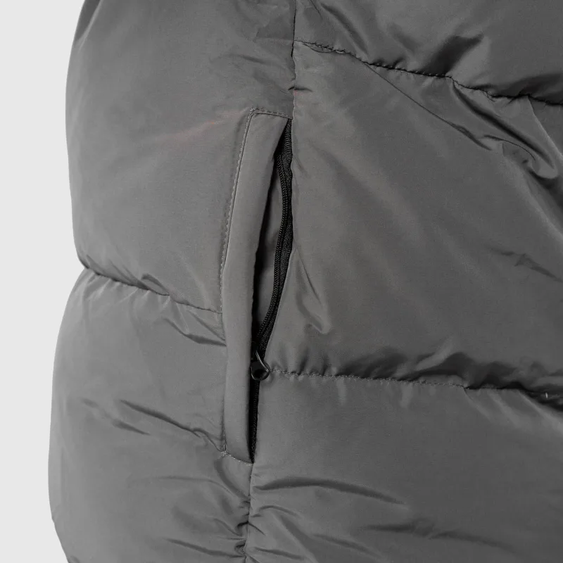 Pánská bunda Iron Aesthetics Block Puffer, black/grey-10
