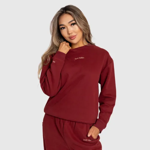 Dámská mikina Iron Aesthetics Lift & Glow, brick red