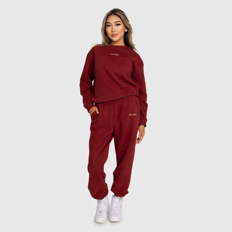 Dámská mikina Iron Aesthetics Lift & Glow, brick red-11