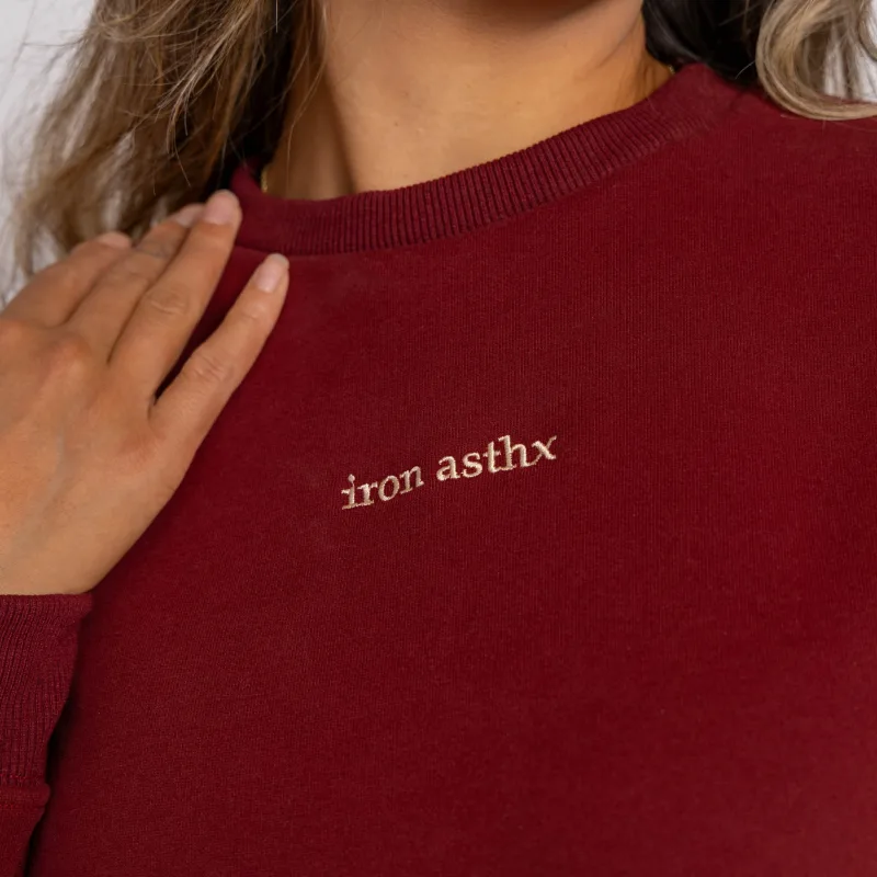 Dámská mikina Iron Aesthetics Lift & Glow, brick red-6