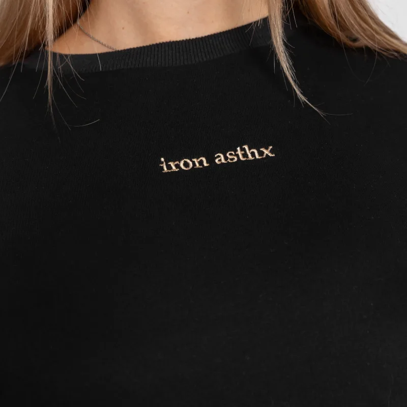 Dámská mikina Iron Aesthetics Lift & Glow, black-7