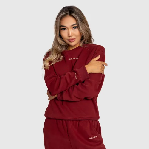 Dámská tepláková souprava Iron Aesthetics Lift & Glow, brick red