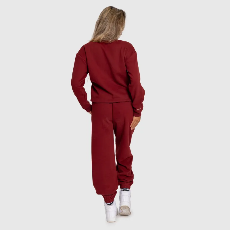 Dámská tepláková souprava Iron Aesthetics Lift & Glow, brick red-14