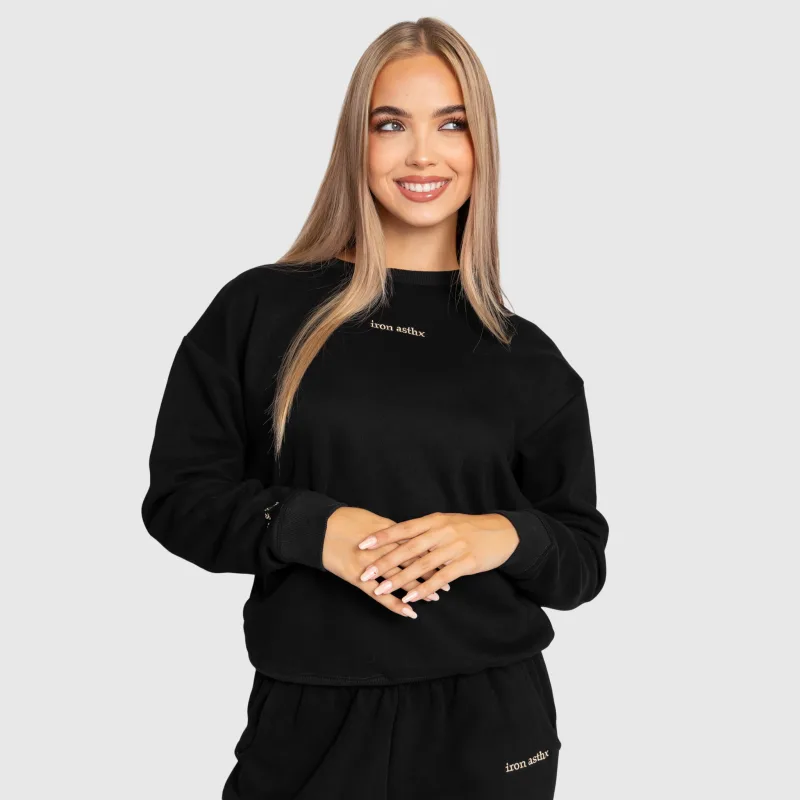 Dámská tepláková souprava Iron Aesthetics Lift & Glow, black-3