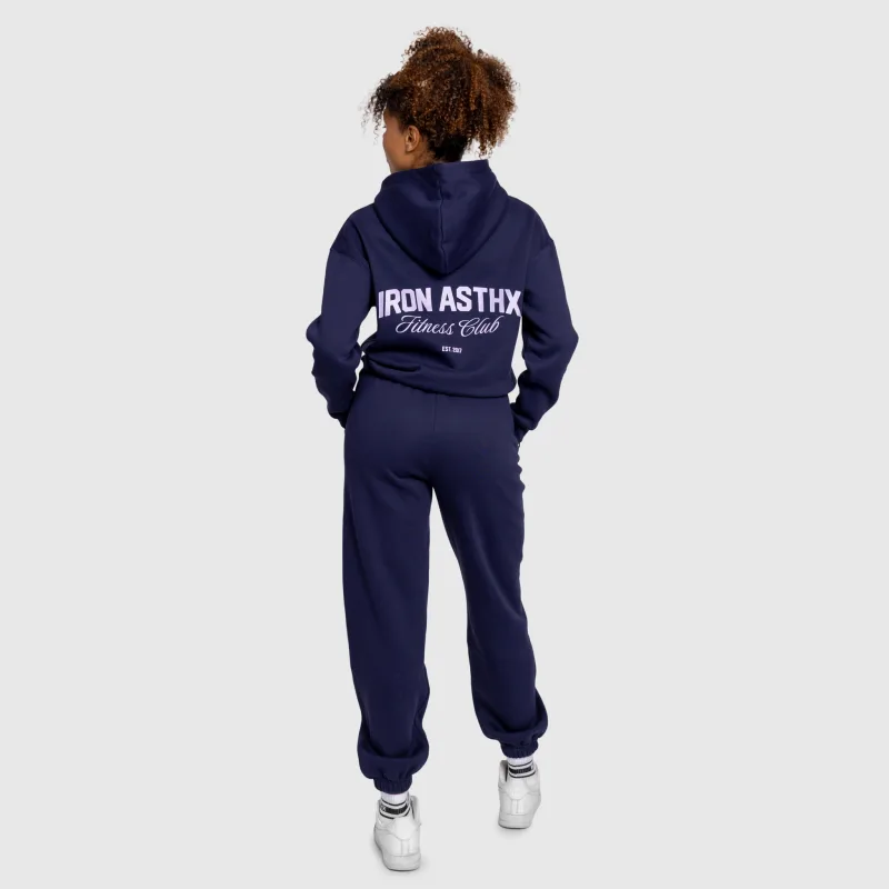 Dámská mikina Iron Aesthetics Fitness Club, navy-12
