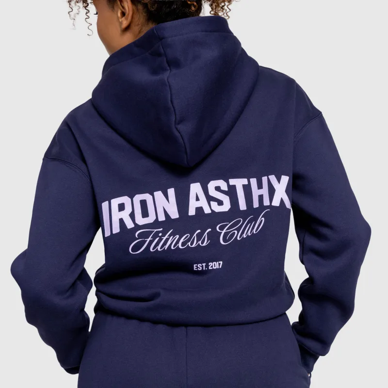 Dámská mikina Iron Aesthetics Fitness Club, navy-8