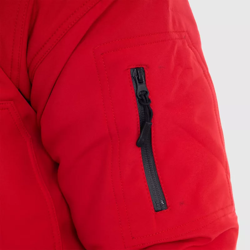 Pánská Softshellová bunda Iron Aesthetics, červená-15