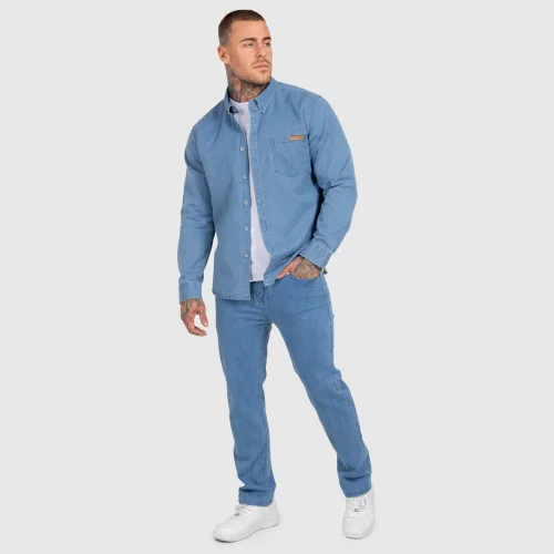 Pánský džínový set Iron Aesthetics Urban, světle modrý