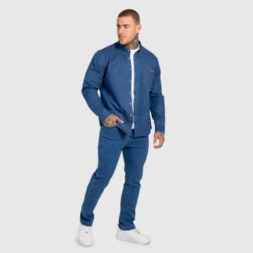 Pánský džínový set Iron Aesthetics Urban, tmavě modrý