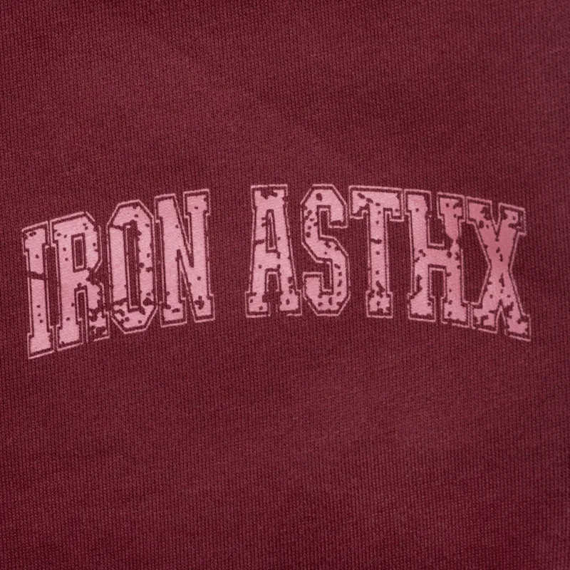 Pánské tepláky Iron Aesthetics X-Society, bordové-8