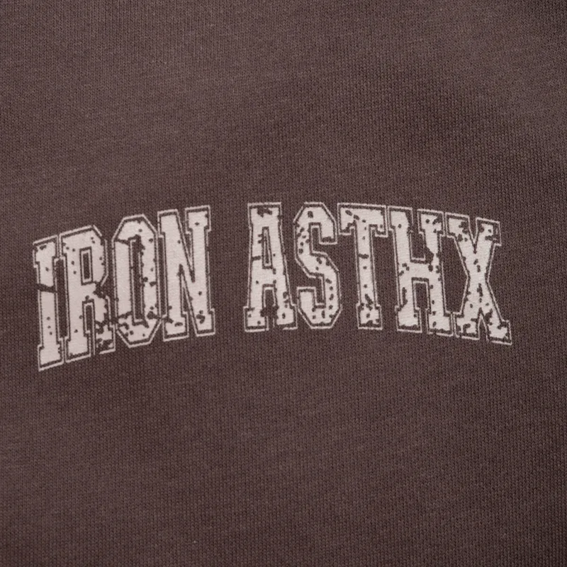 Pánská tepláková souprava Iron Aesthetics X-Society, hnědá-22