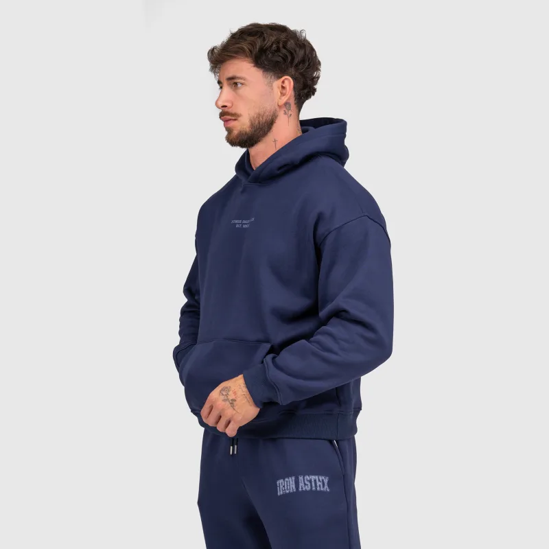 Pánská mikina Iron Aesthetics X-Society, navy-4