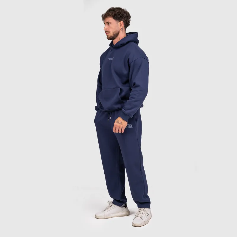Pánská mikina Iron Aesthetics X-Society, navy-10