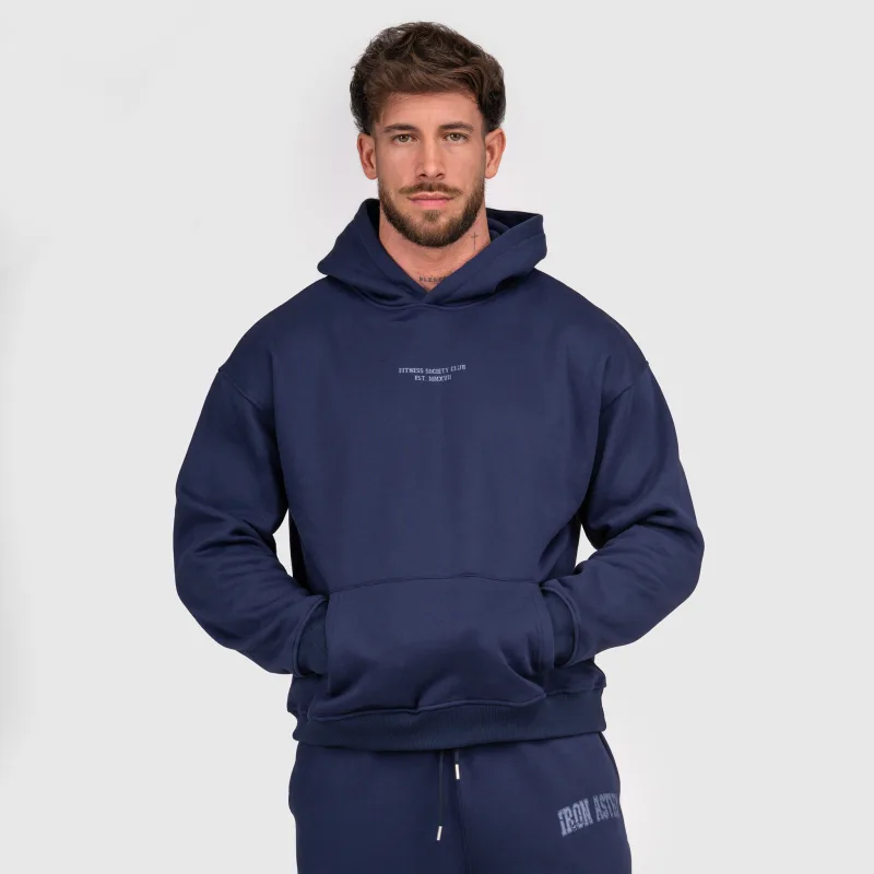 Pánská tepláková souprava Iron Aesthetics X-Society, navy-4