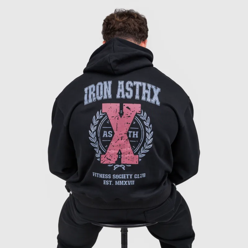 Pánská mikina Iron Aesthetics X-Society, černá-7