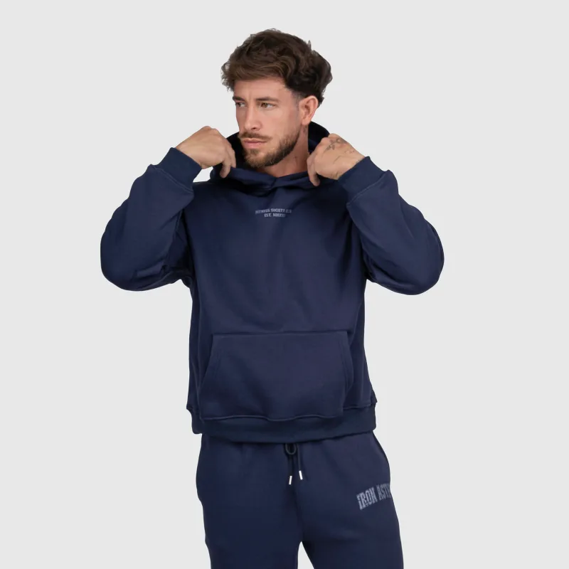 Pánská mikina Iron Aesthetics X-Society, navy-2