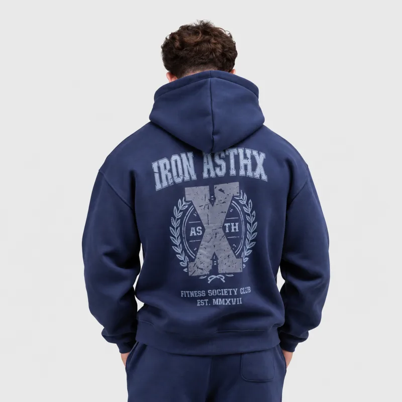 Pánská mikina Iron Aesthetics X-Society, navy-1