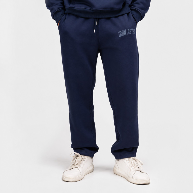 Pánské tepláky Iron Aesthetics X-Society, navy