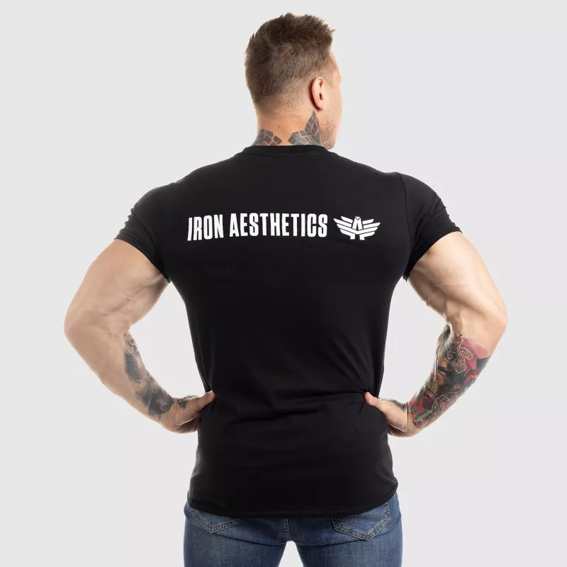 Ultrasoft tričko Iron Aesthetics King of the Gym, černé-2