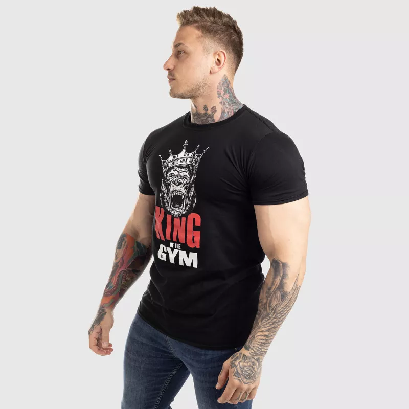 Ultrasoft tričko Iron Aesthetics King of the Gym, černé-8