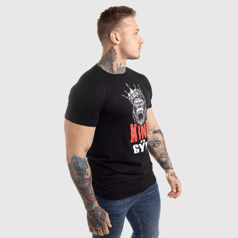 Ultrasoft tričko Iron Aesthetics King of the Gym, černé-9