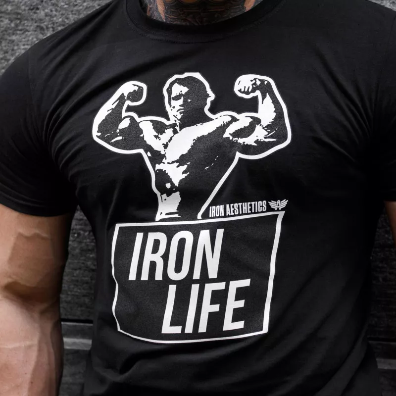 Ultrasoft tričko Iron Life, černé-4
