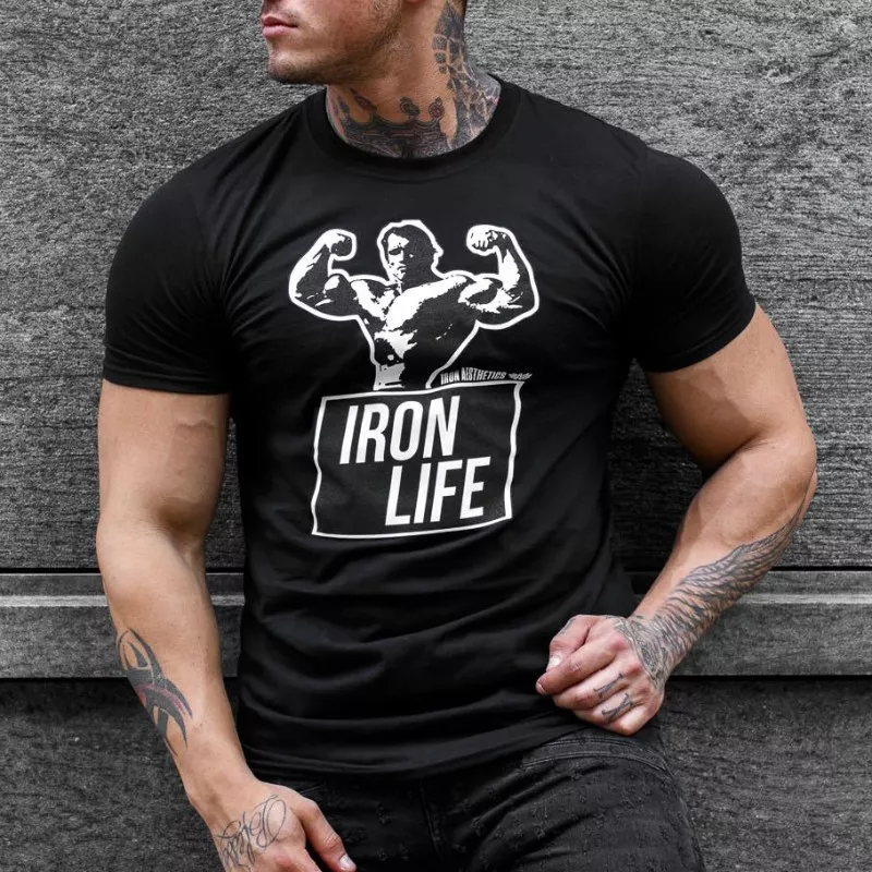 Ultrasoft tričko Iron Life, černé-1