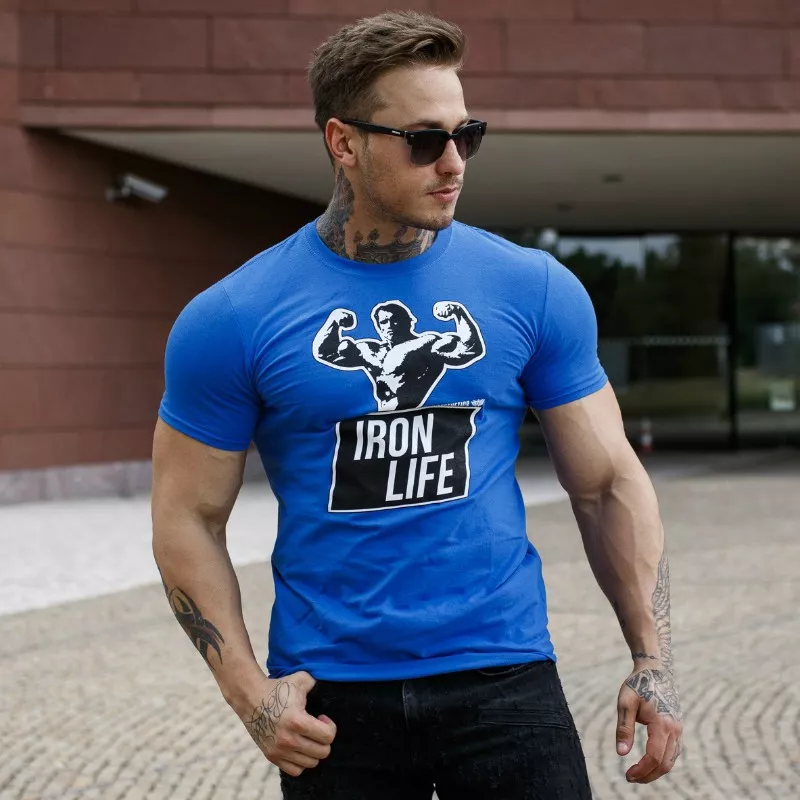 Ultrasoft tričko Iron Life, modré-2