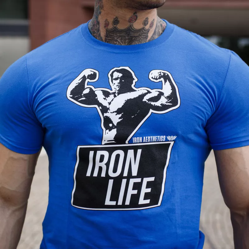 Ultrasoft tričko Iron Life, modré-3
