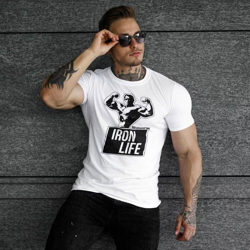 Ultrasoft tričko Iron Life, bílé-2