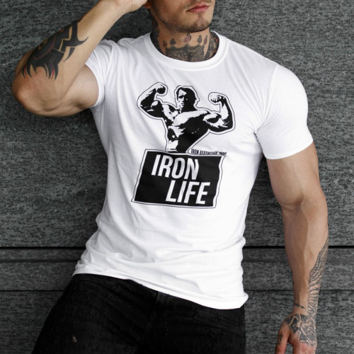 Ultrasoft tričko Iron Life, bílé