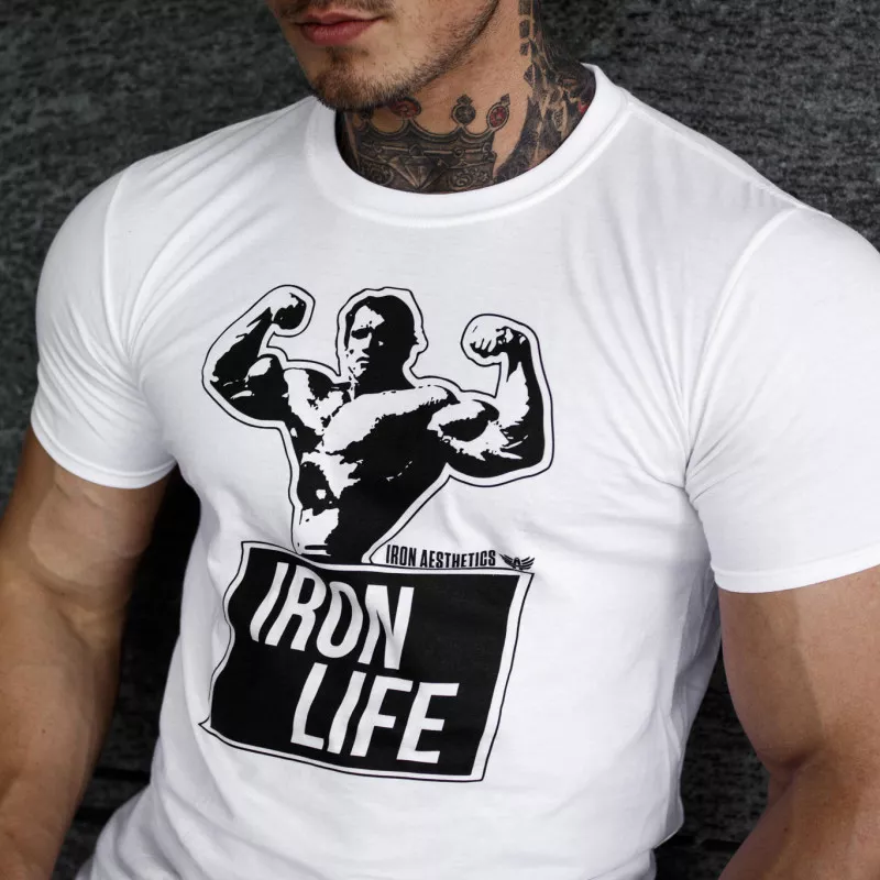 Ultrasoft tričko Iron Life, bílé-3