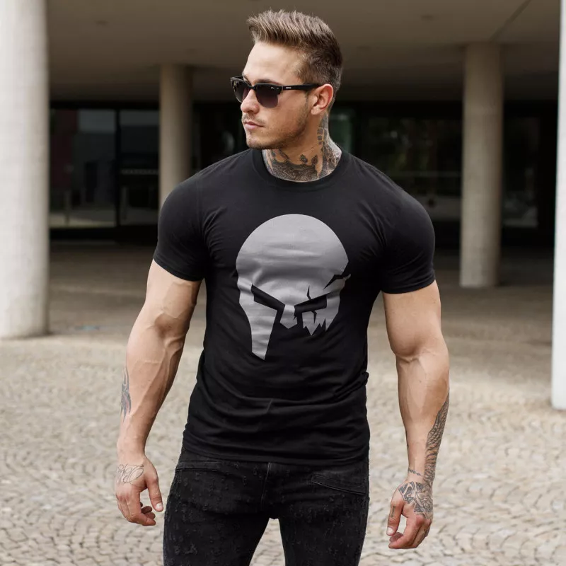 Ultrasoft tričko Iron Aesthetics Skull, B&G-1