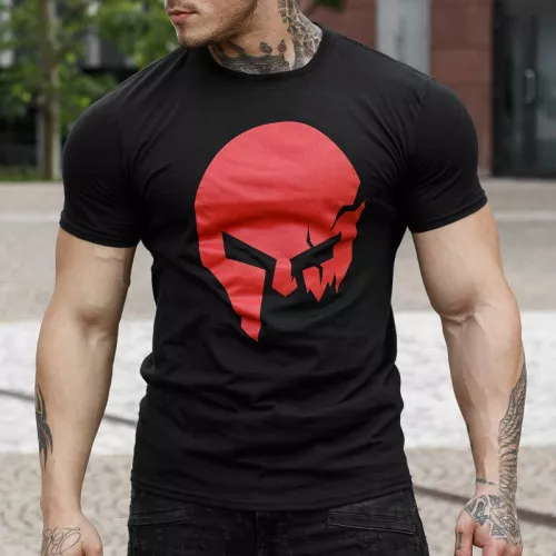 Ultrasoft tričko Iron Aesthetics Skull, B&R