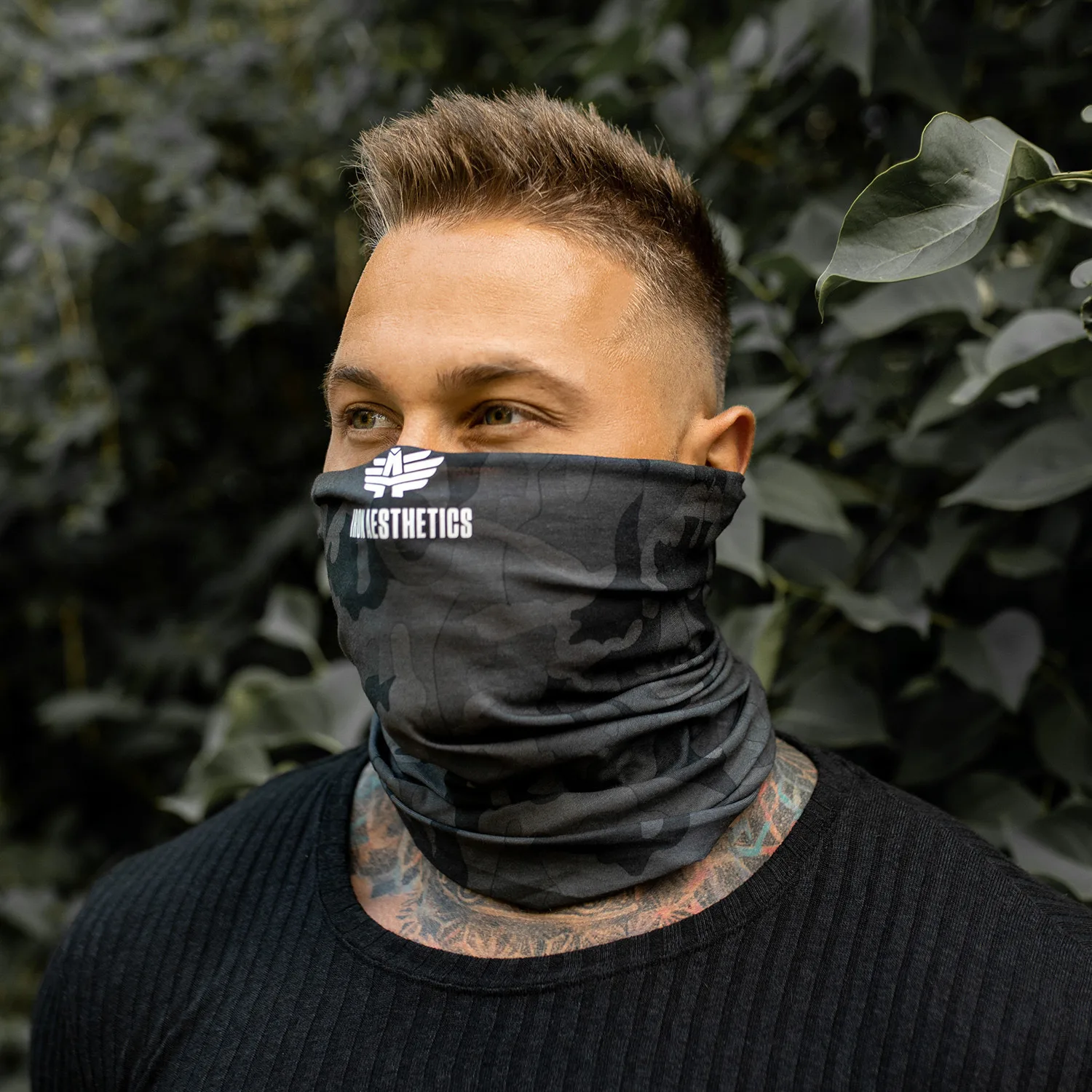 Multifunkční nákrčník Iron Aesthetics, camo-1