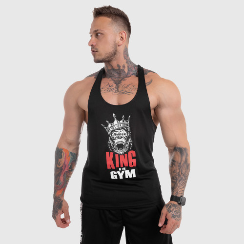 FUNKČNÍ TÍLKO King of the Gym, černé