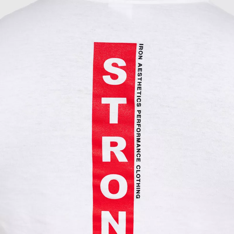 Ultrasoft tričko Iron Aesthetics STRONGMAN, bílé-7