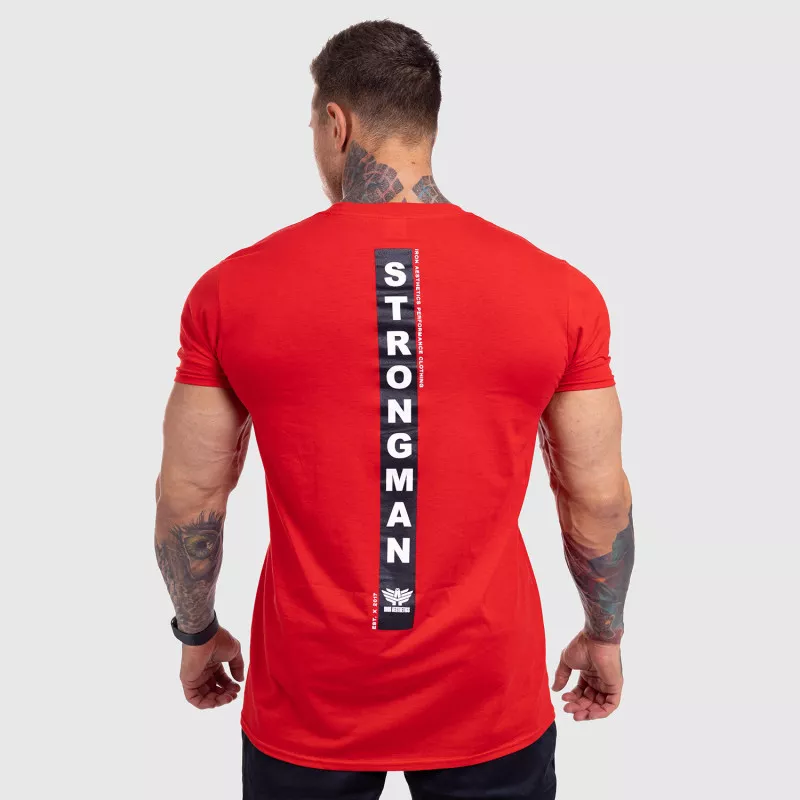 Ultrasoft tričko Iron Aesthetics STRONGMAN, červené-4