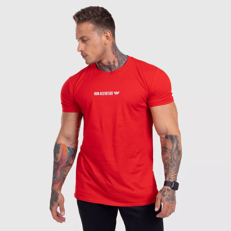 Ultrasoft tričko Iron Aesthetics STRONGMAN, červené-5