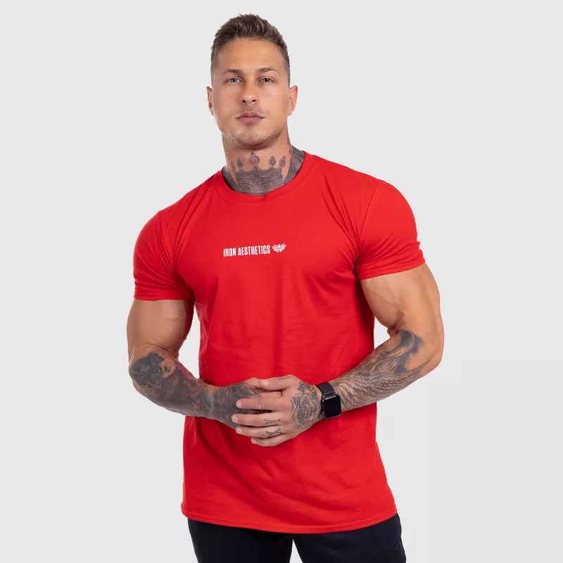 Ultrasoft tričko Iron Aesthetics STRONGMAN, červené-7