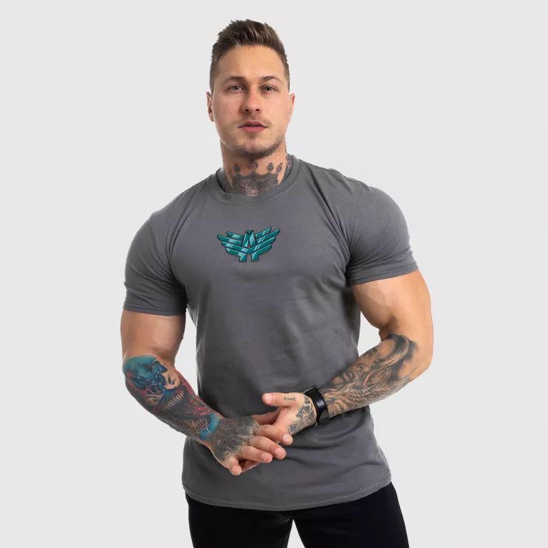 Ultrasoft tričko Iron Aesthetics FIST, šedé-2