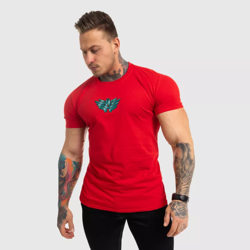 Ultrasoft tričko Iron Aesthetics FIST, červené-6