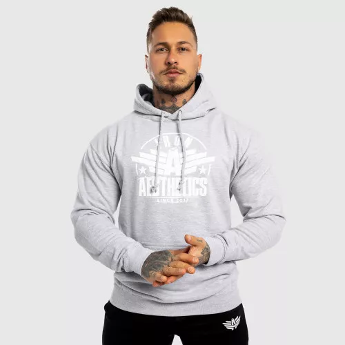Fitness mikina bez zipu Force, šedá