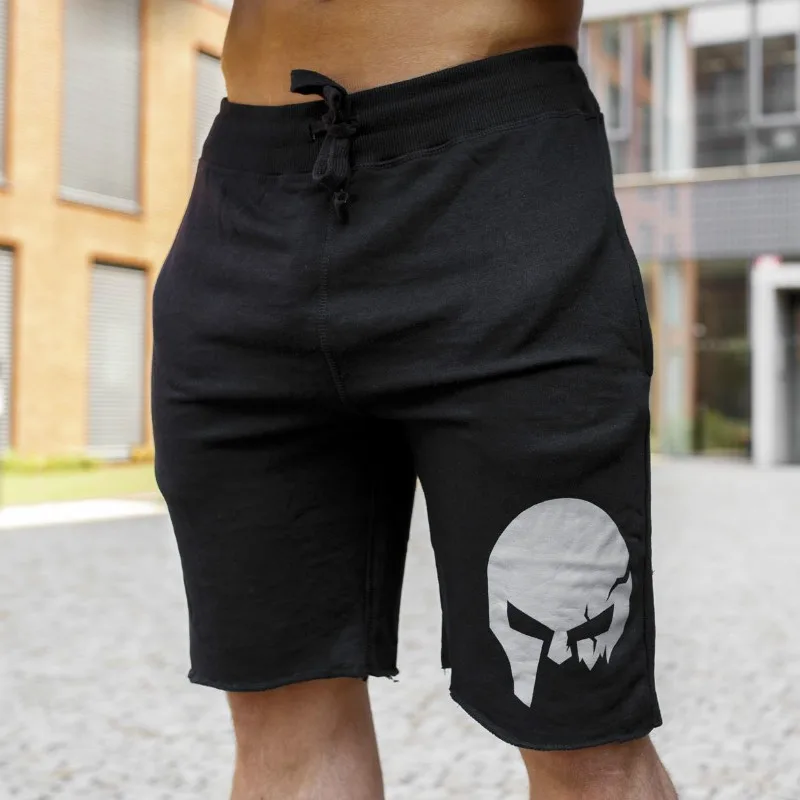 Pánské teplákové kraťasy Iron Aesthetics Skull, black-3