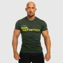 Pánske fitness tričko Iron Aesthetics Be Stronger, zelené