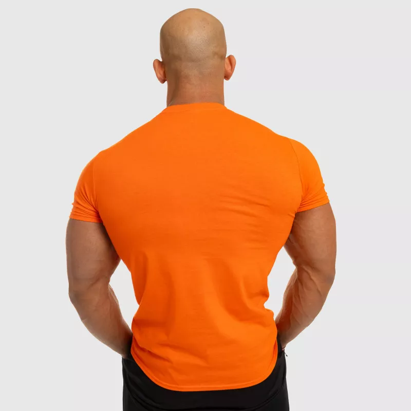 Pánské fitness tričko Iron Aesthetics Be Stronger, oranžové-5